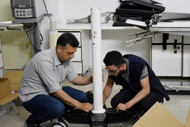 أجهزة طبية حديثة لمشفى العيون الجراحي في حمص