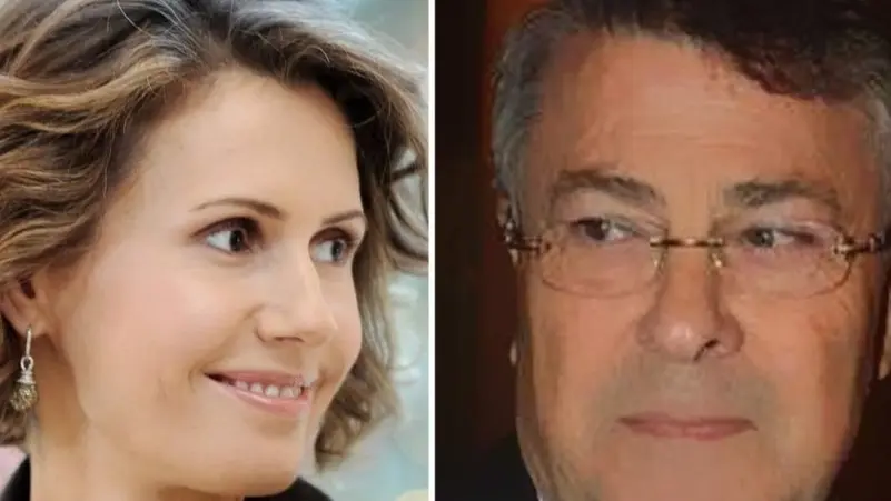 مرهف طريف الأخرس وأسماء الأسد