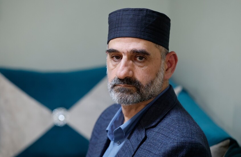 أسامة عثمان مؤسس "ملفات قيصر" والمدير التنفيذي في منظمة "ملفات قيصر من أجل العدالة" / AP