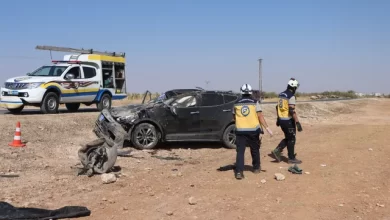 إصابة 10 مدنيين جراء 6 حوادث سير خلال 24 ساعة شمالي سورية