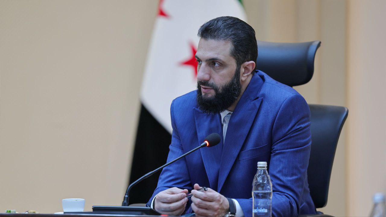 الرئيس السوري أحمد الشرع