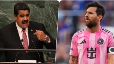 ميسي لاعب إنتر ميامي ورئيس فنزويلا مادورو (مصدر)