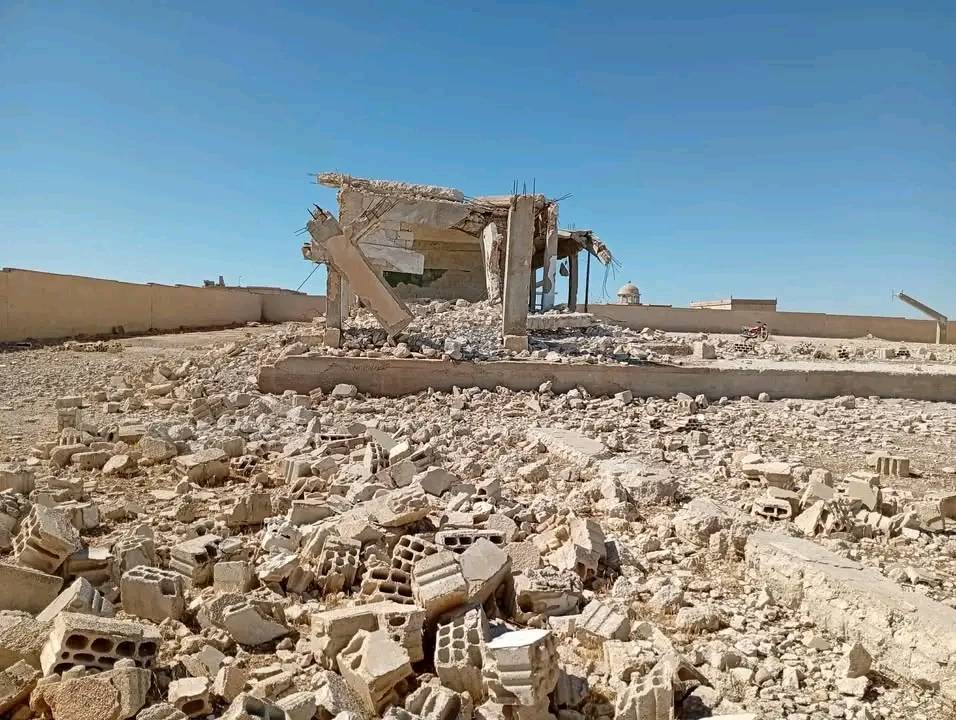 مدرسة مدمرة في قرى ناحية عقيربات - عقيربات نيوز