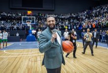 الرئيس أحمد الشرع أثناء افتتاح صالة الفيحاء _ رئاسة الجمهورية