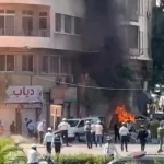 من موقع الانفجار في دمشق - مراسل جريدة مصدر
